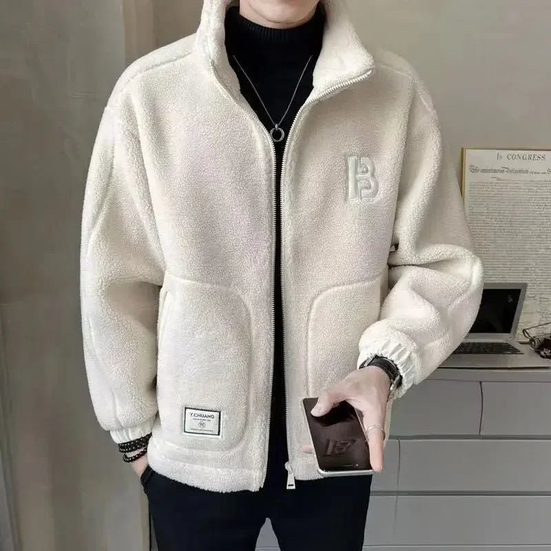 Trendy Male Jacket Coats: Oversized Style for a Bold Look - CasualFlowshop