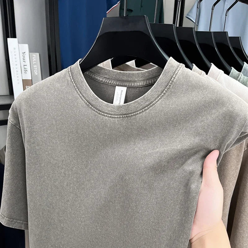 Retro Heavyweight Oversized T-Shirt  - At Casualflowshop