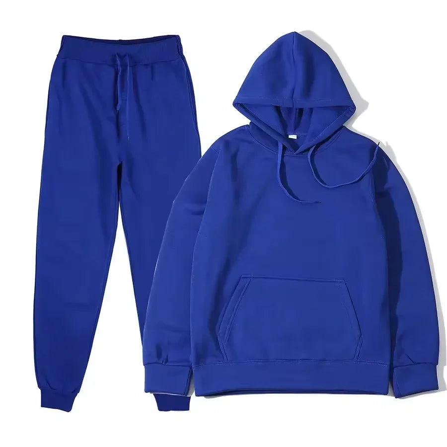 Women’s oversized hoodie and matching sweatpants two-piece set At Casual Flow Shop