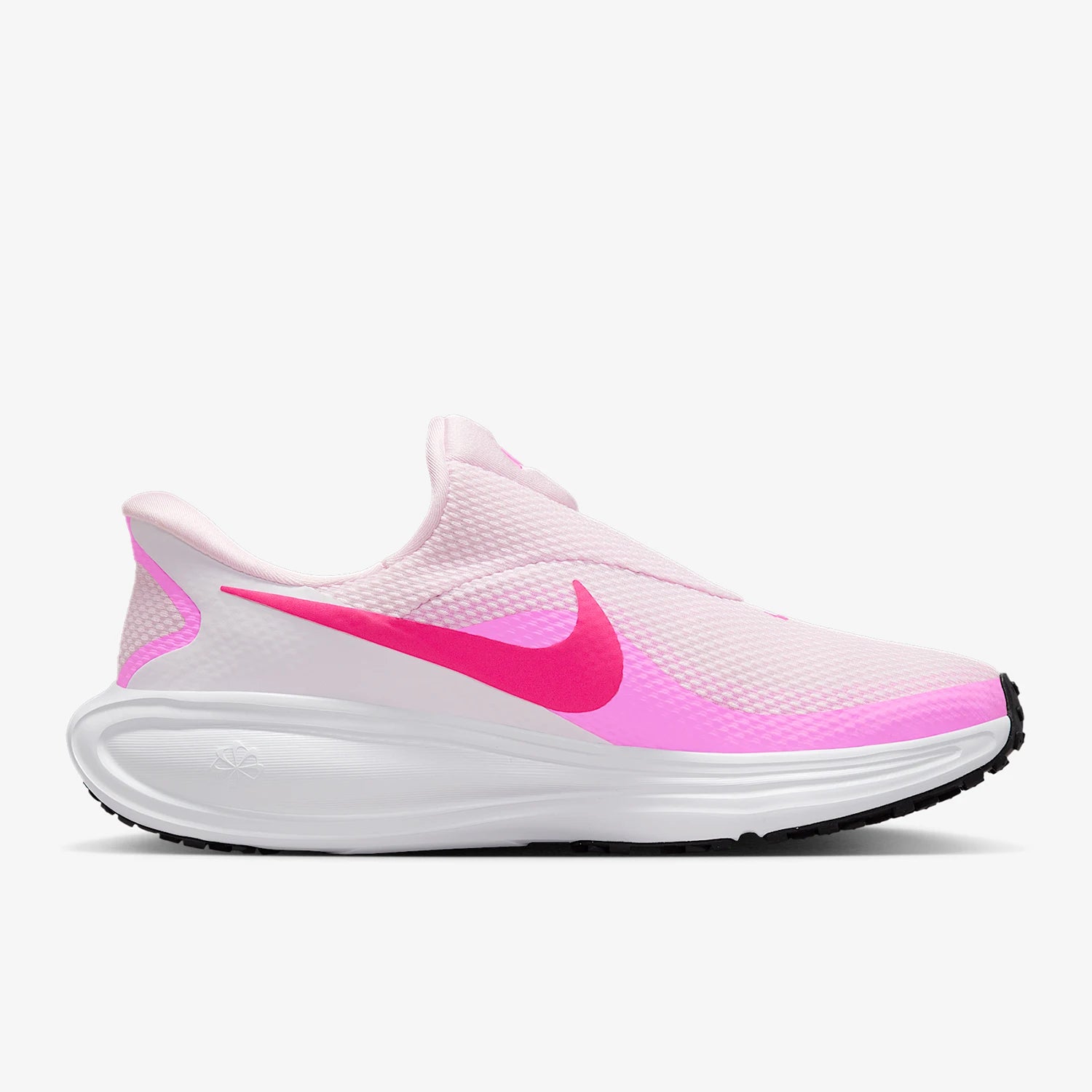Women's breathable running shoes in pink and white – lightweight design