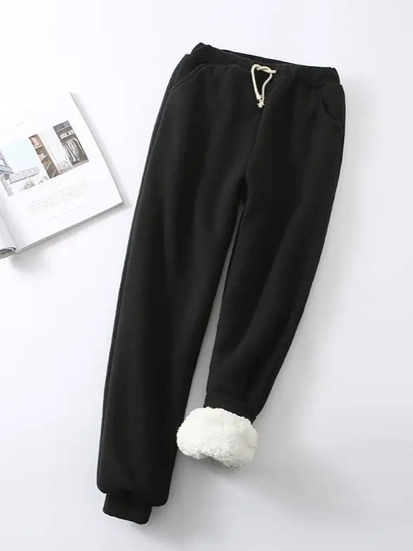 Experience Unparalleled Warmth and Style with Women's Thickened Cashmere Pants - CasualFlowshop
