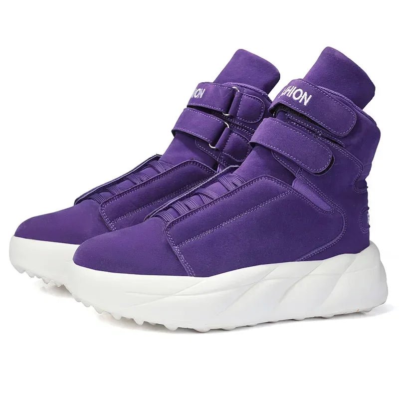 🔥 Warm Ankle Sneakers for Men – Bold Winter Style with Comfort Grip - CasualFlowshop