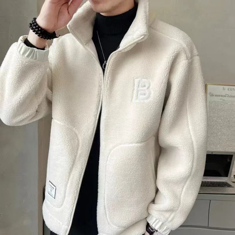 Trendy Male Jacket Coats: Oversized Style for a Bold Look - CasualFlowshop