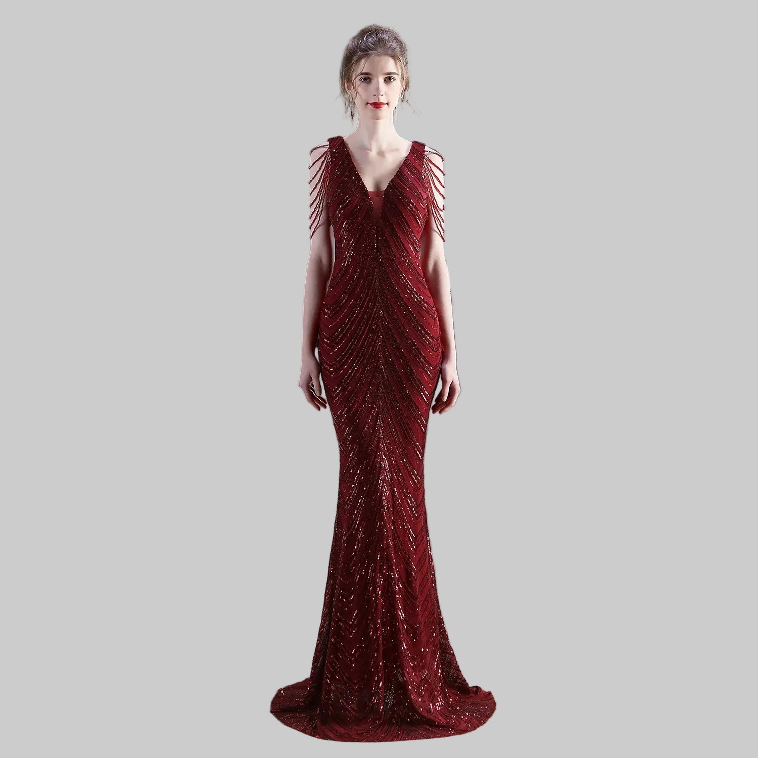 Women’s Formal Evening Party Dress – Sophisticated Long Black Dress - CasualFlowshop