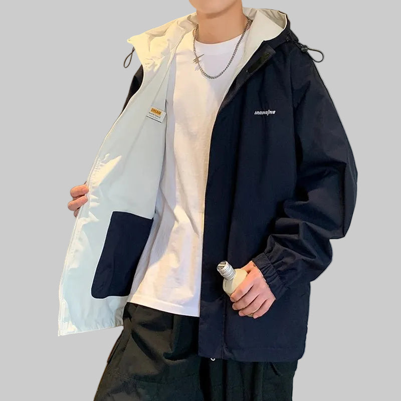Men's Cashmere Winter Fleece Hooded Jacket - casualflowshop