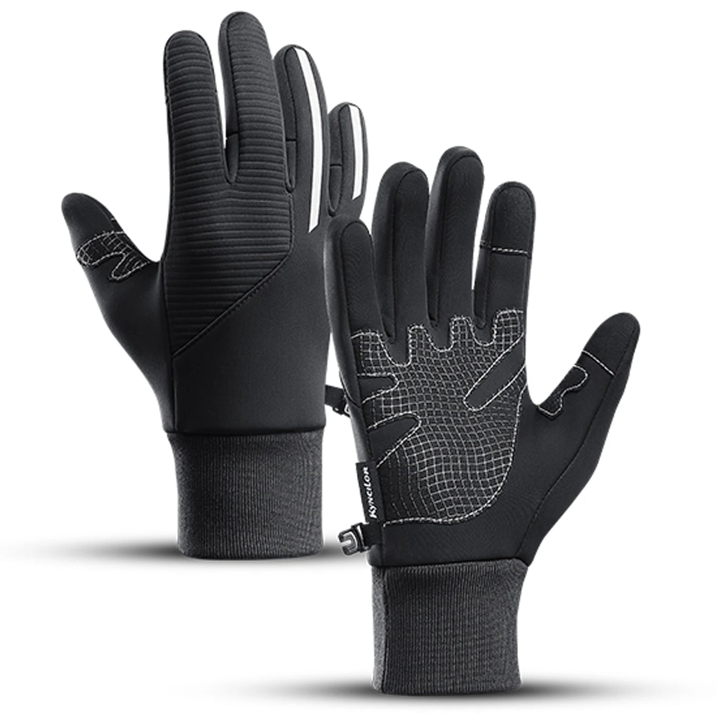 Motorcycle Gloves Moto Gloves Winter Thermal Fleece Lined Winter Waterproof Touch Screen Non - slip Motorbike Riding Gloves - CasualFlowshop