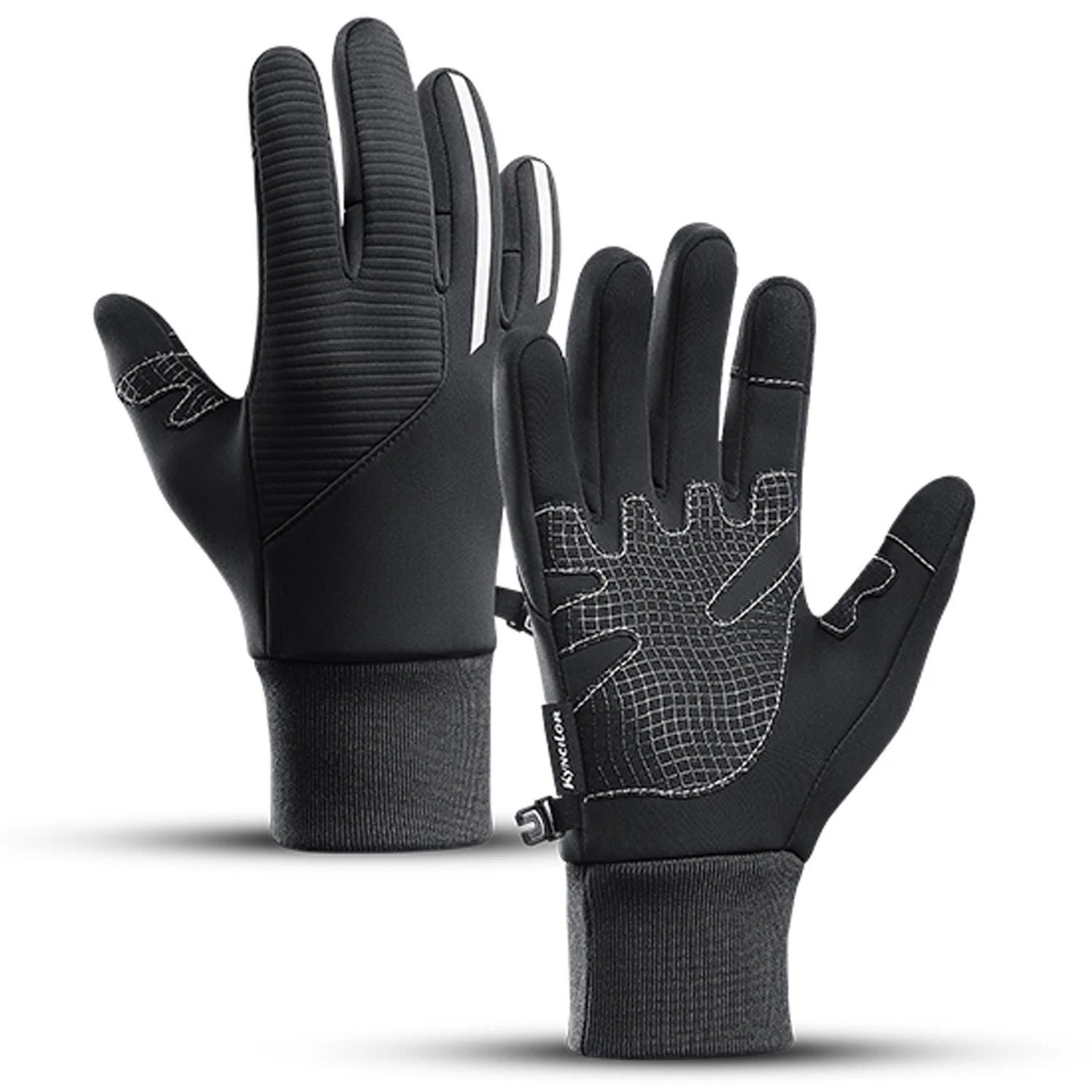 Motorcycle Gloves Moto Gloves Winter Thermal Fleece Lined Winter Waterproof Touch Screen Non - slip Motorbike Riding Gloves - CasualFlowshop