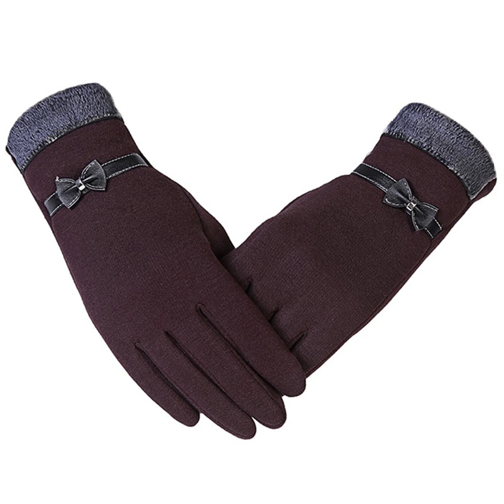 Touch Screen Warm Gloves size details: 22.5cm length, 17.2cm palm circumference, 8cm middle finger length.