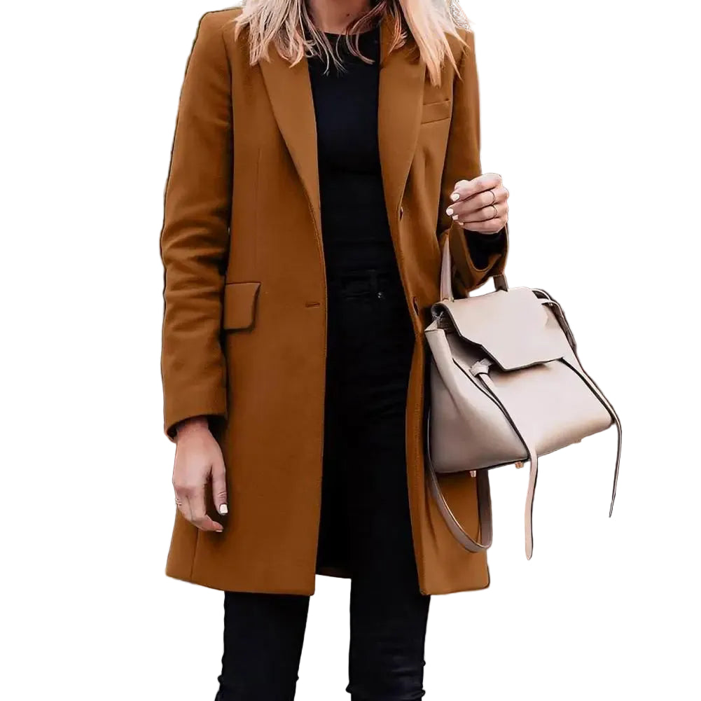 Women's Two Button Blazer - Elegant at Casual  Flow Shop