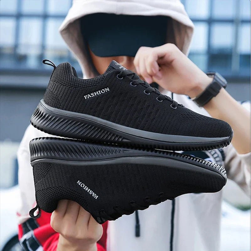 Flexible Jogging Shoes for Men – Breathable Mesh Sneakers with Cushioned Sole - CasualFlowshop