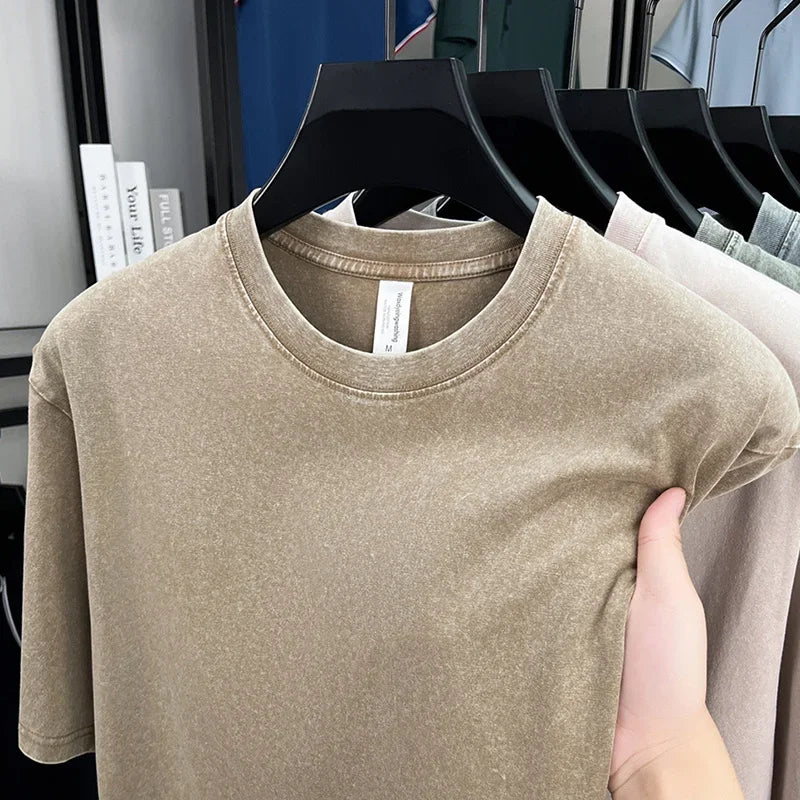 Retro Heavyweight Oversized T-Shirt  - At Casualflowshop