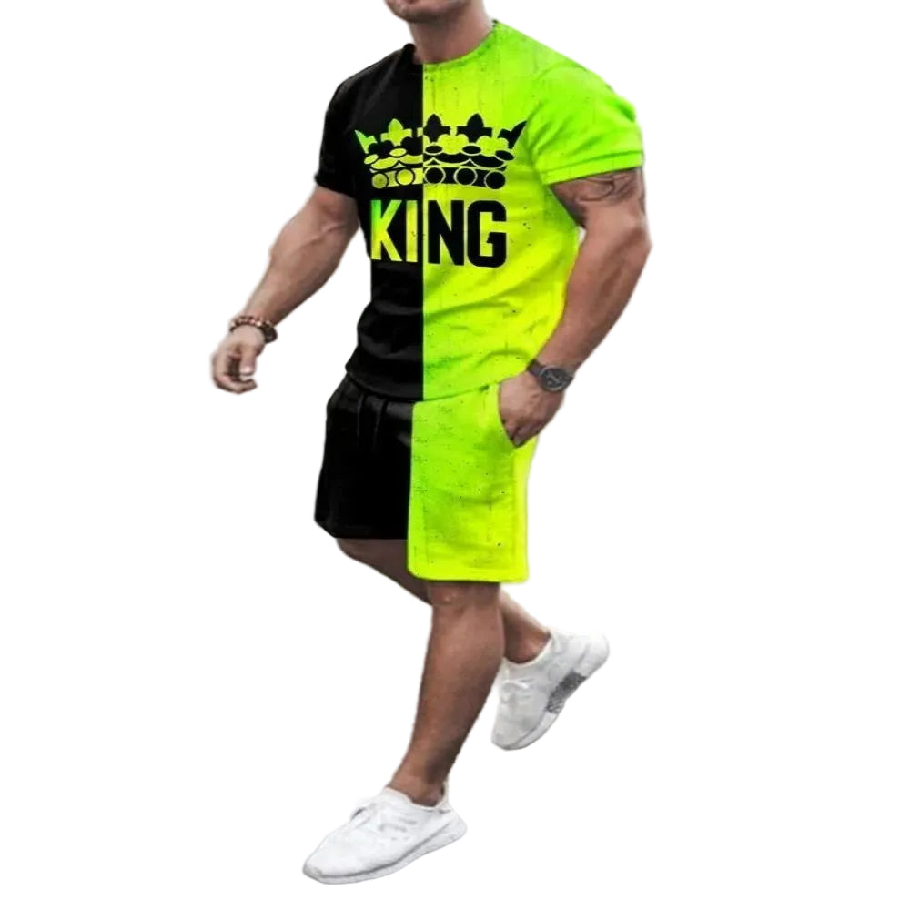 Men’s Summer Casual Wear 3D Set – Beach & Street Comfort - CasualFlowshop