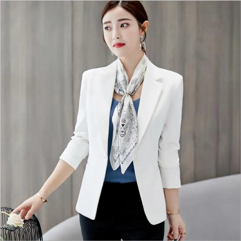 Chic Women's Blazer Pocket Jacket - A Must-Have Staple - CasualFlowshop