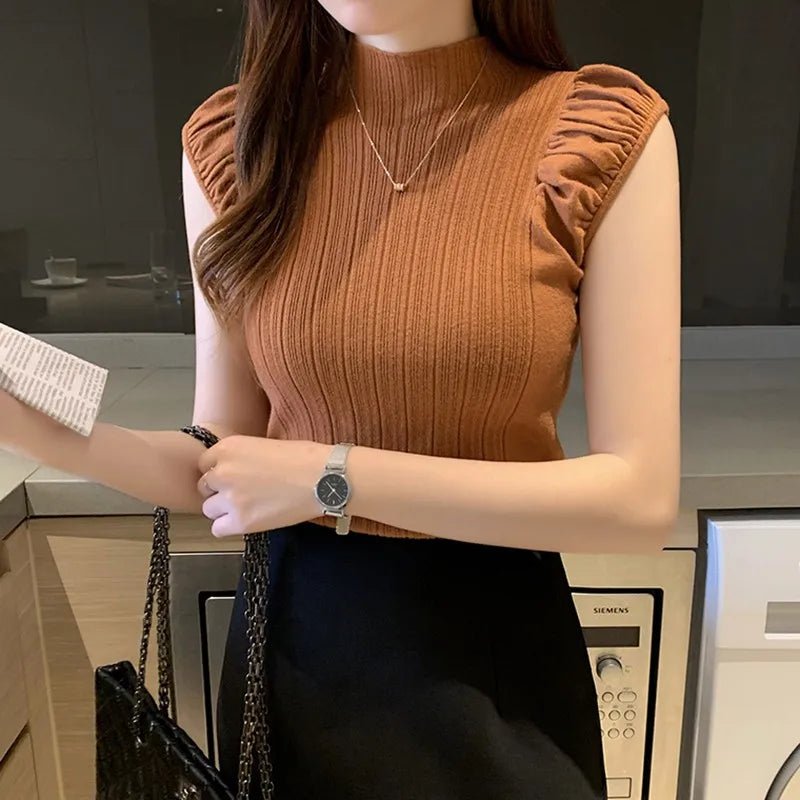 Knitted Jumper Sweater Blouse: Elevate Your Style and comfortable - CasualFlowshop