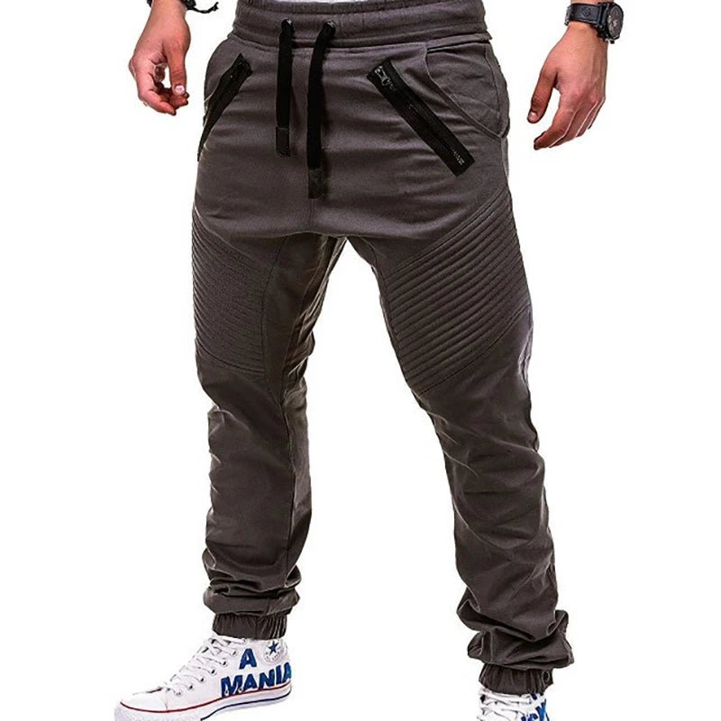 Men’s Moto Cargo Jogger Pants – Urban Biker Style - CasualFlowshop