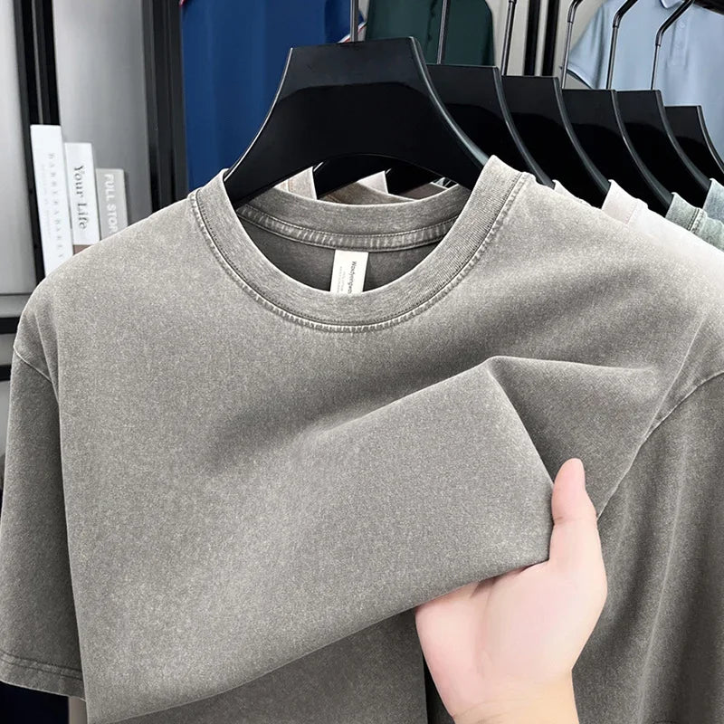 Retro Heavyweight Oversized T-Shirt  - At Casualflowshop
