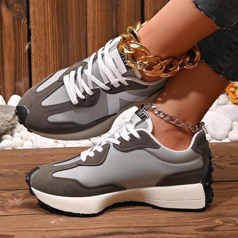 Women's Top Comfort Shoes - Breathable, Cushioned, Soft Lace-Up Design - CasualFlowshop