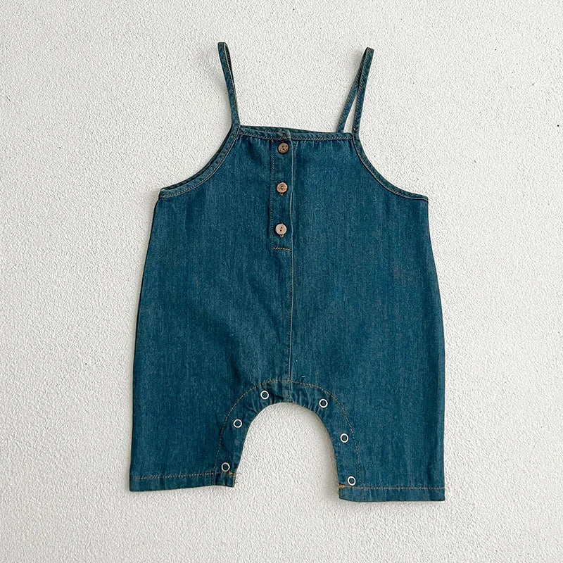 Stylish & Comfy Denim Baby Overalls - CasualFlowshop
