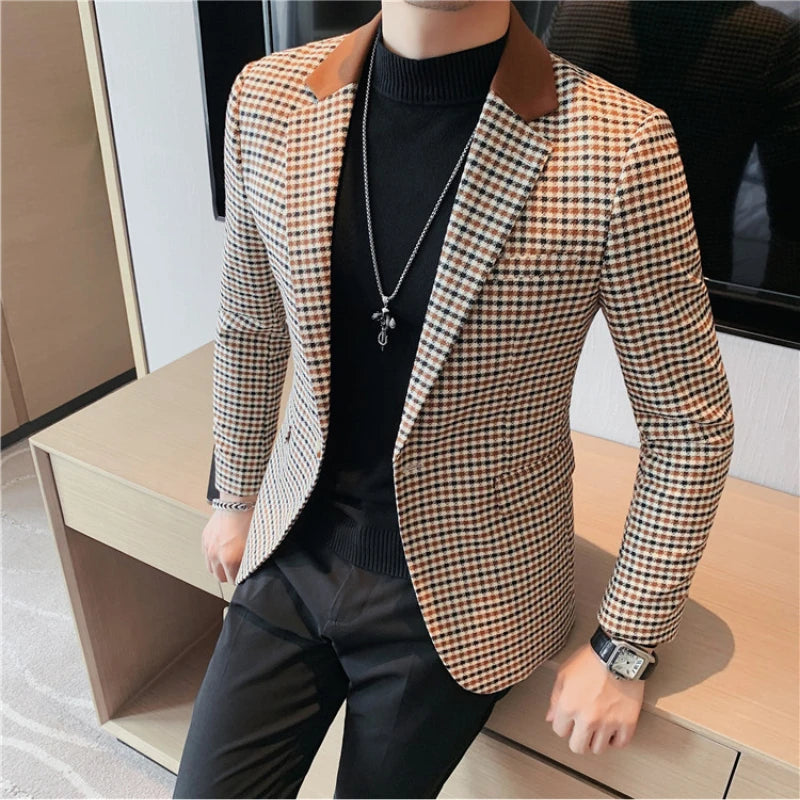 Plover Case Blazer Jacket: Timeless Elegance Meets Modern Versatility - CasualFlowshop