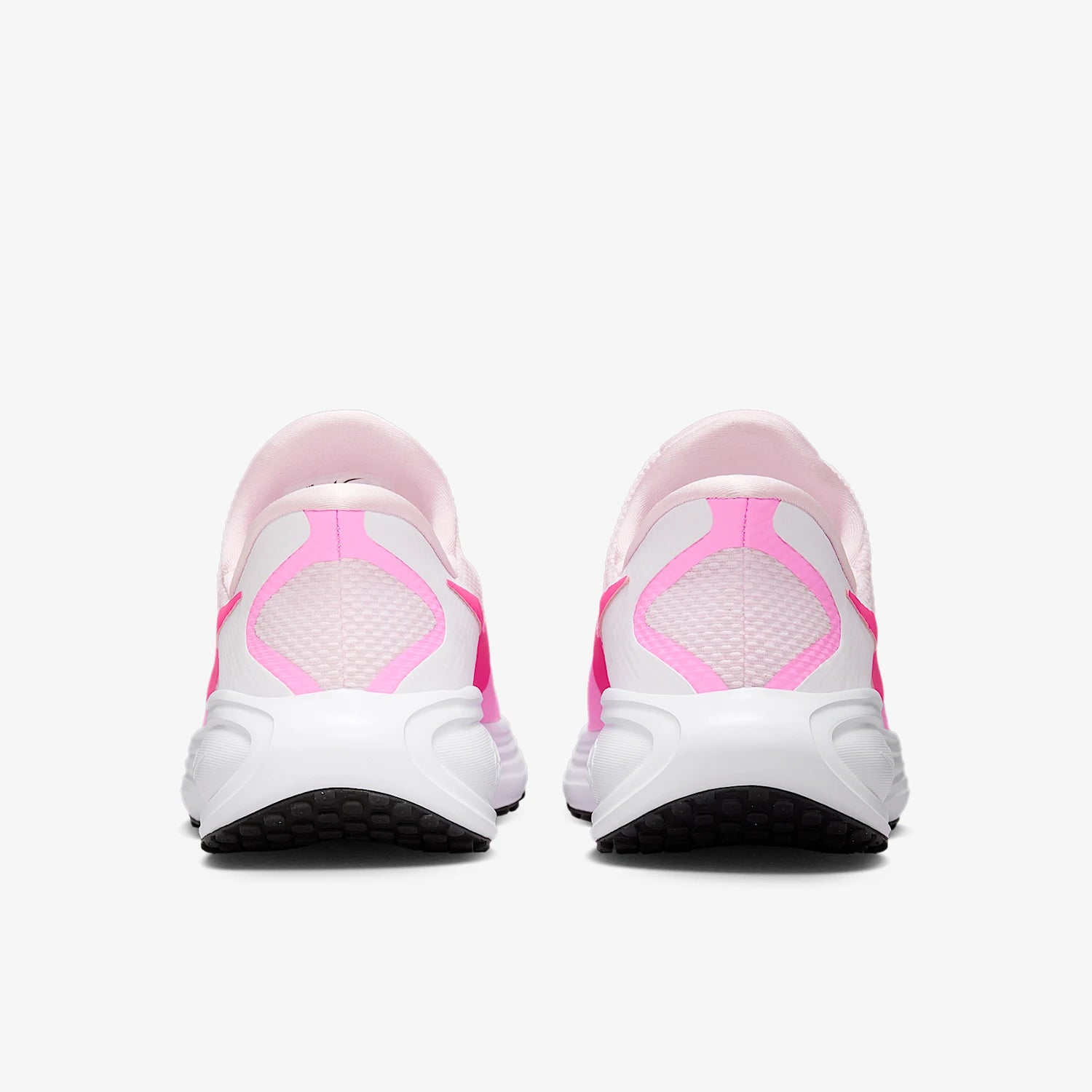 Women's breathable running shoes in pink and white – lightweight design