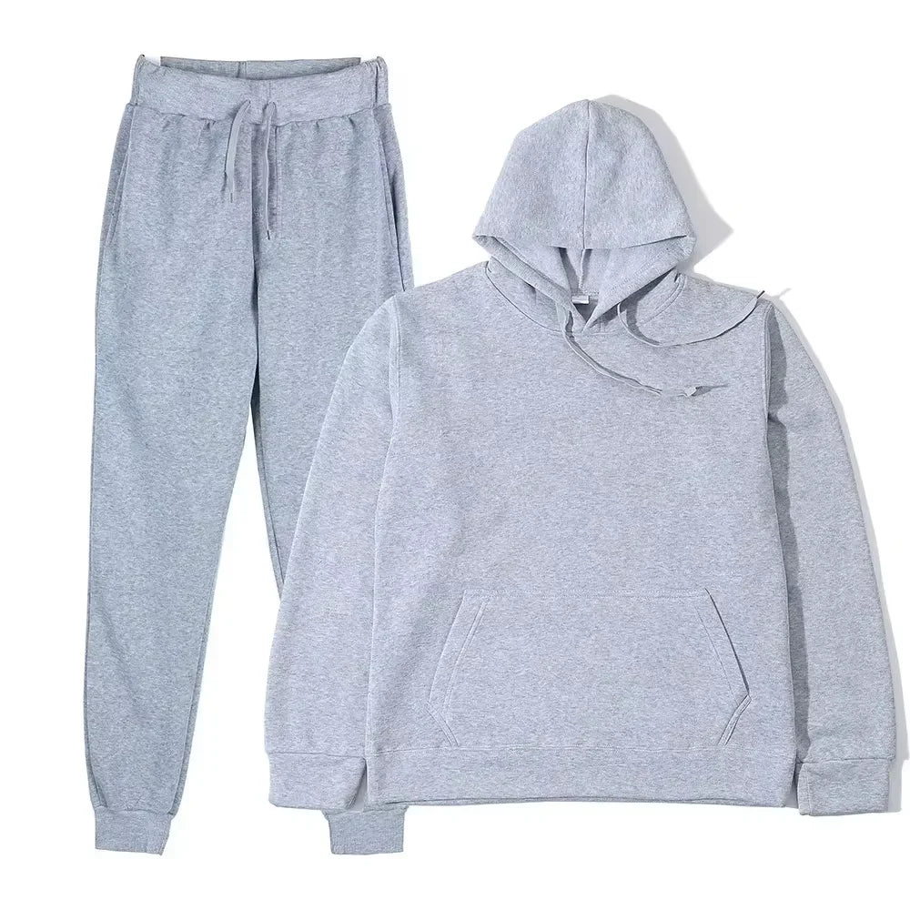 Women’s oversized hoodie and matching sweatpants two-piece set At Casual Flow Shop