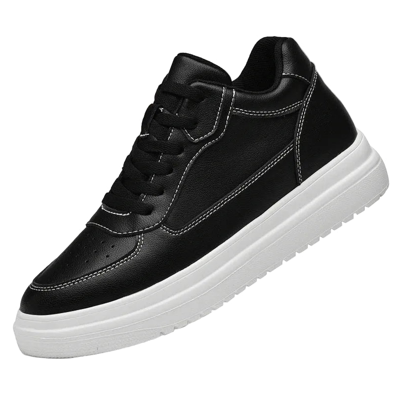 Men's Elevator Sneakers in Black Color - Casual Flow Shop