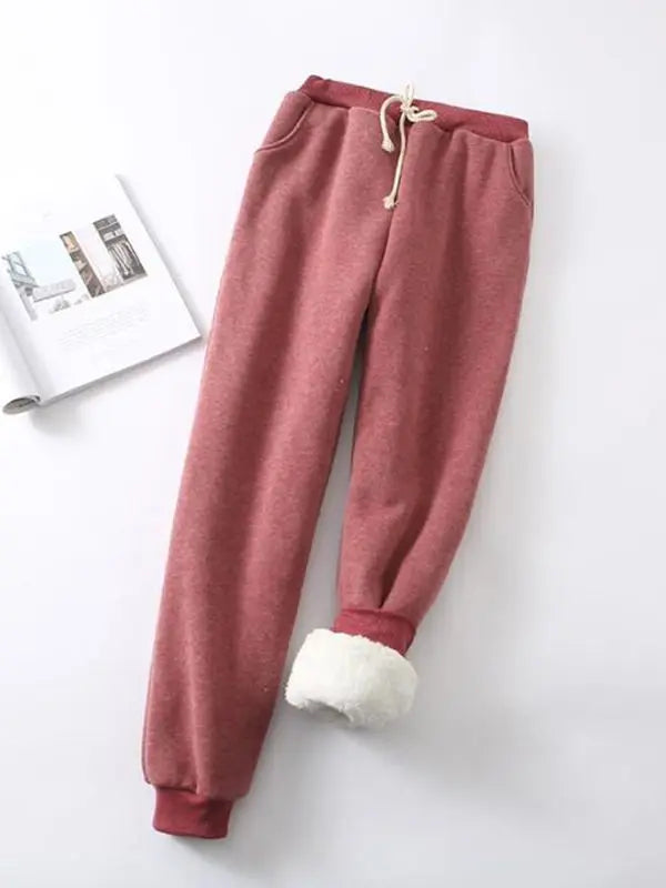 Experience Unparalleled Warmth and Style with Women's Thickened Cashmere Pants - CasualFlowshop