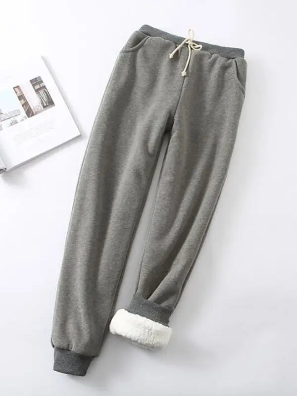 Experience Unparalleled Warmth and Style with Women's Thickened Cashmere Pants - CasualFlowshop