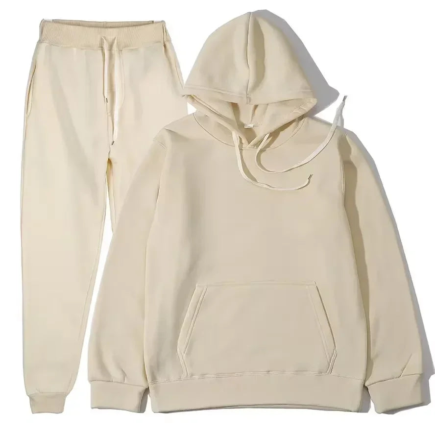 Women’s oversized hoodie and matching sweatpants two-piece set At Casual Flow Shop