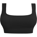 Seamless Knit U-Neckline Sports Bra