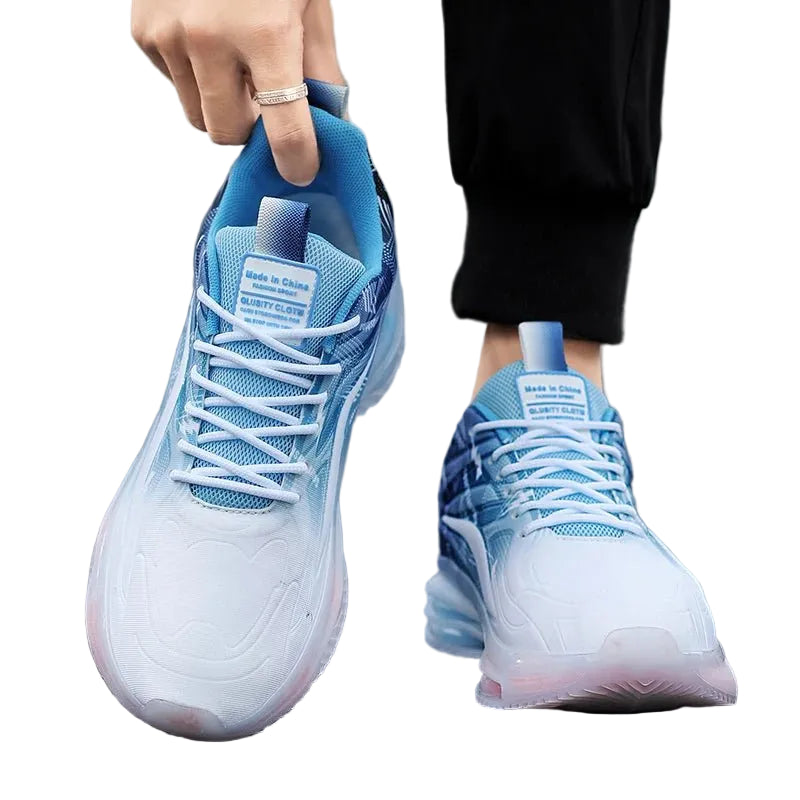 Cushioned running shoes breathable lightweight support - CasualFlowshop