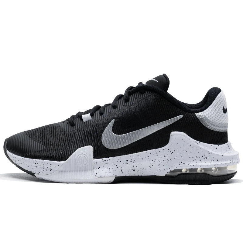 Nike Air Max Impact 4 Basketball Shoes in black – Premium performance sneakers 