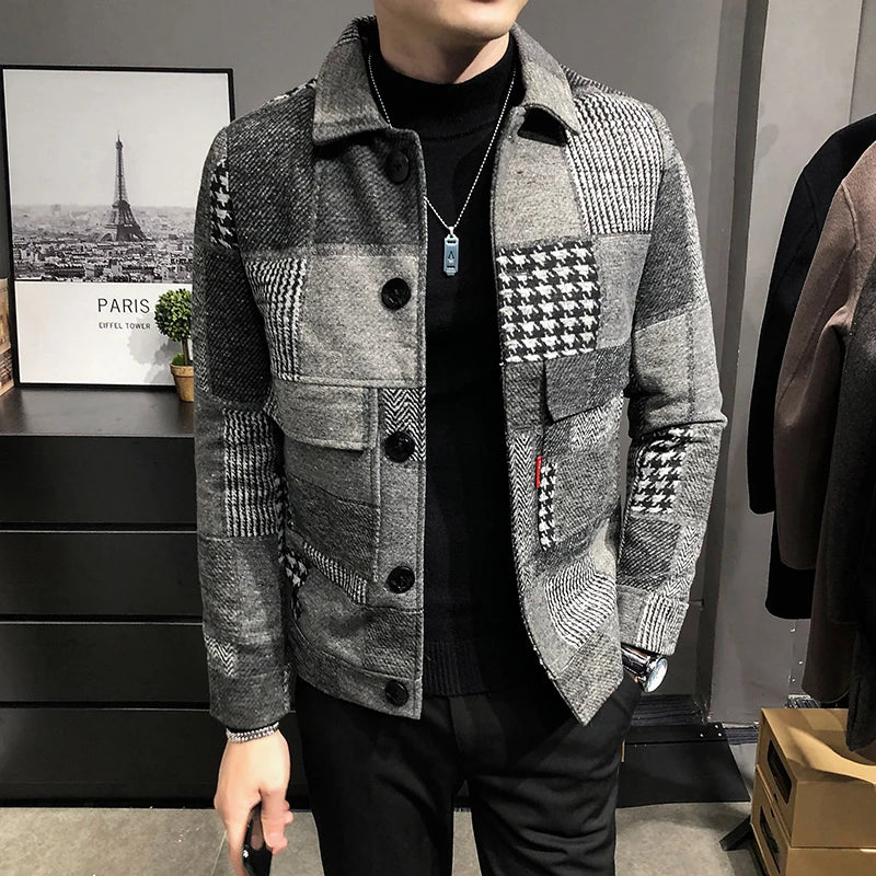 Premium Men's Stitched Jacket – Style & Comfort Combined - CasualFlowshop