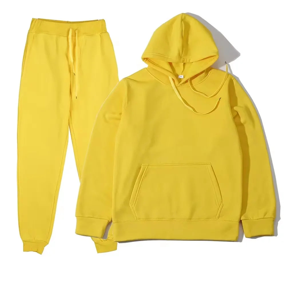 Women’s oversized hoodie and matching sweatpants two-piece set At Casual Flow Shop