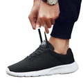 Black Men's Malcom Sneaker with flexible sole built for everyday walking and casual wear.
