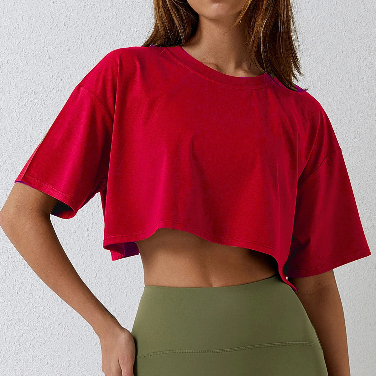 Women's Cotton Crop Top - At Casualflowshop
