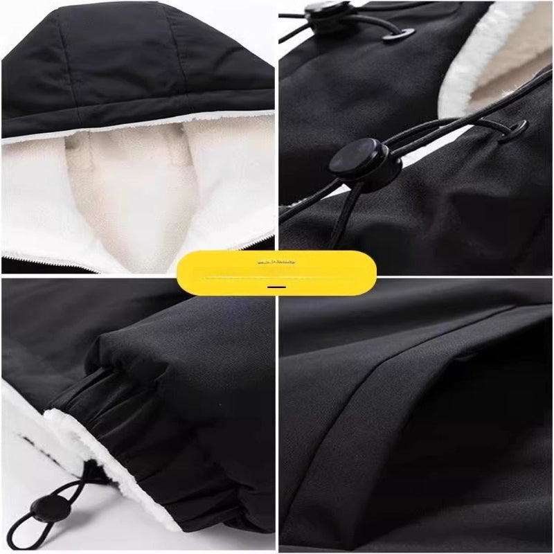 Men's Cashmere Winter Fleece Hooded Jacket - casualflowshop