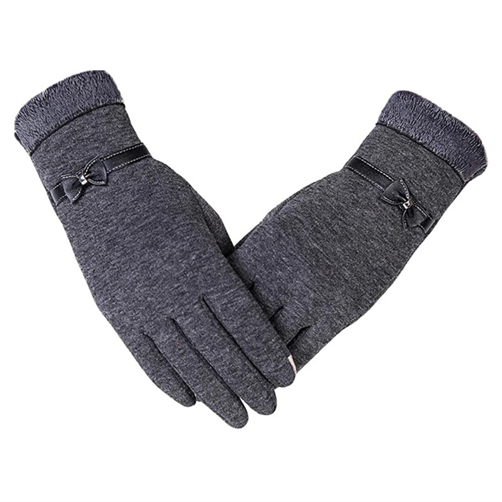 Touch Screen Warm Gloves size details: 22.5cm length, 17.2cm palm circumference, 8cm middle finger length.