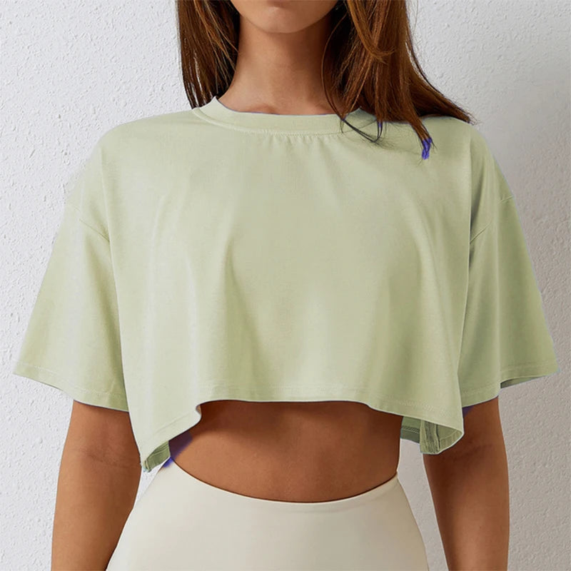 Women's Cotton Crop Top - At Casualflowshop