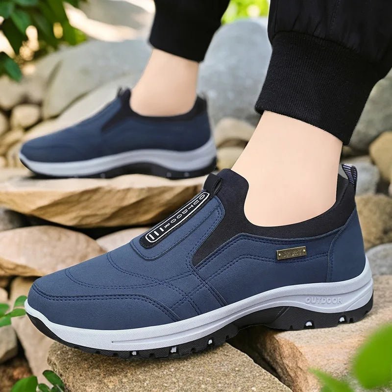 Faux Suede Leather Sneakers showcasing a stylish design with premium faux suede material, cushioned insoles, and durable outsoles. 