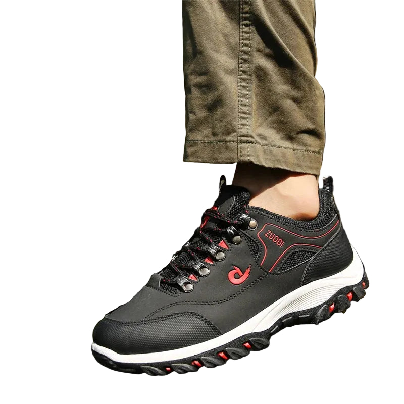 Men's Colorful Breathable Sneakers  Black  At casualflowshop
