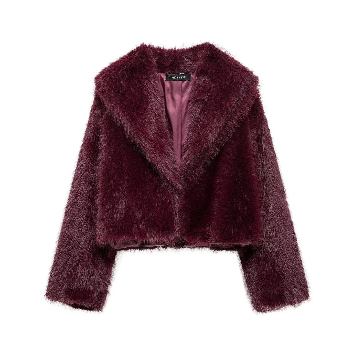 Elegant Women's Faux Fur Winter Coat - CasualFlowshop