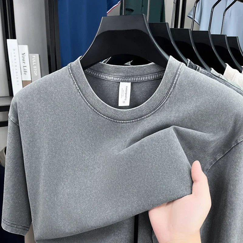 Retro Heavyweight Oversized T-Shirt  - At Casualflowshop