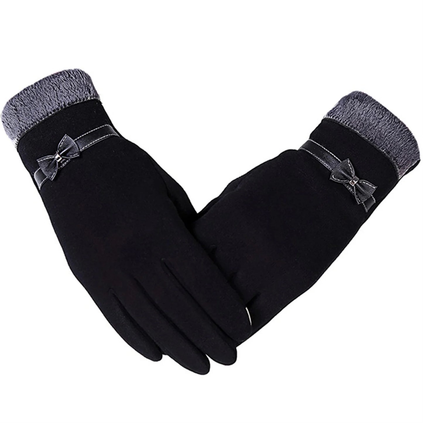 Women Winter Gloves Touch Screen Warm Gloves Outdoor Driving Gloves Mittens - CasualFlowshop