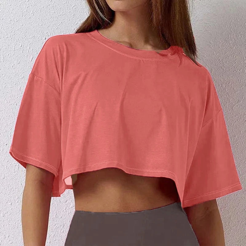 Women's Cotton Crop Top - At Casualflowshop