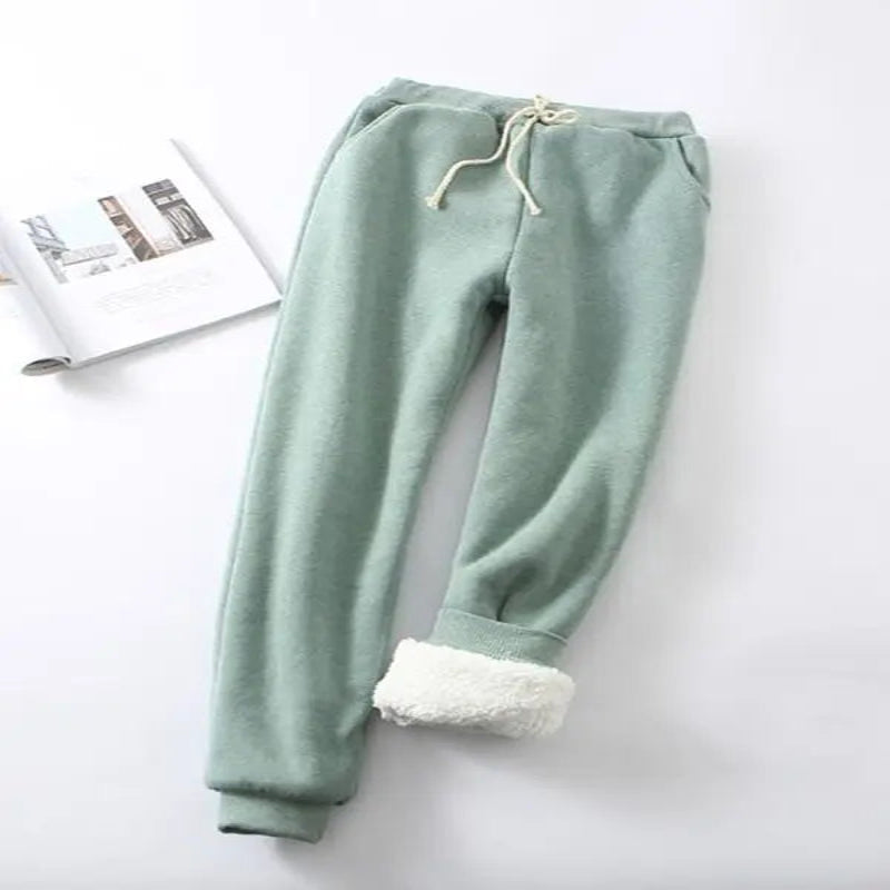 Experience Unparalleled Warmth and Style with Women's Thickened Cashmere Pants - CasualFlowshop