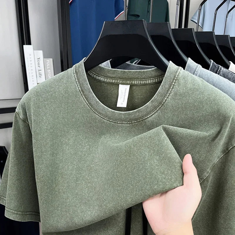 Retro Heavyweight Oversized T-Shirt  - At Casualflowshop
