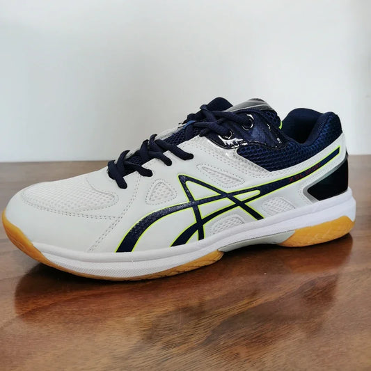 Unisex lightweight running sneakers white blue breathable mesh athletic shoes