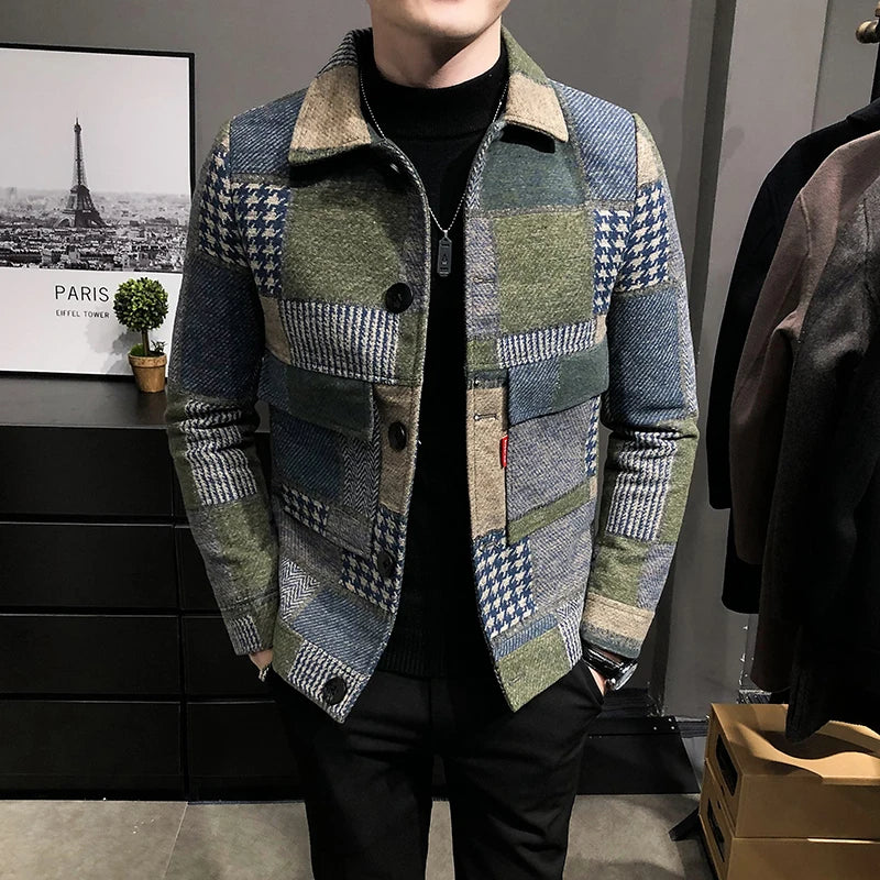 Premium Men's Stitched Jacket – Style & Comfort Combined - CasualFlowshop