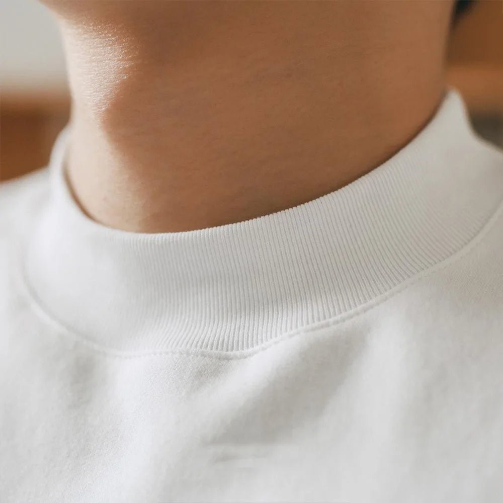 Heavyweight Cotton Tee for Men – Solid Color 350gsm T-Shirt - CasualFlowshop